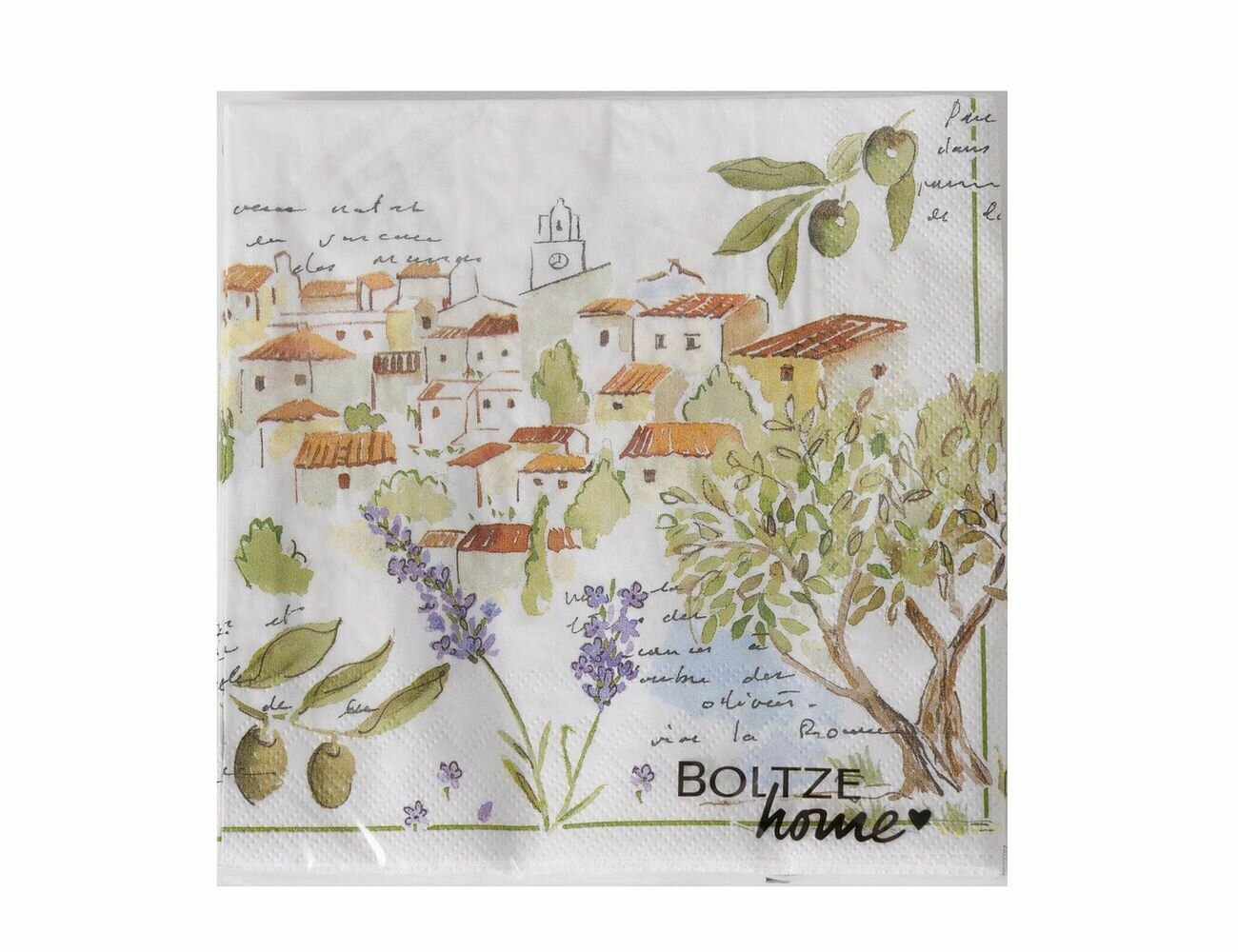 фото Бумажные салфетки, белые, 17х17 см, 20 шт.