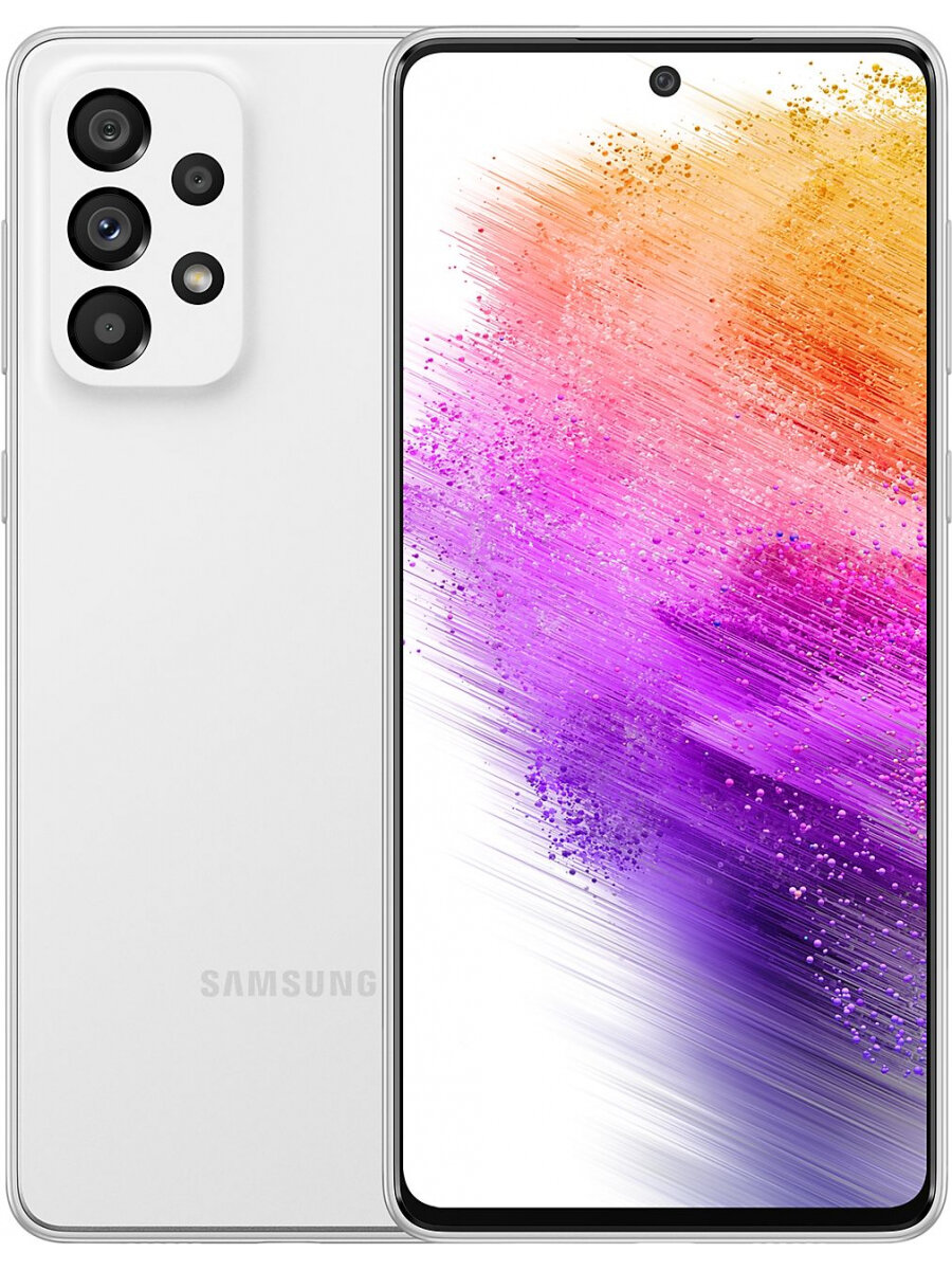 Смартфон Samsung Galaxy A73 256Gb 8Gb белый 6.7" (SM-A736BZWHMEA)