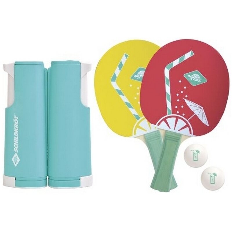DONIC набор для настольного тенниса Spin - 2 ракетки, 2 мячика, сетка