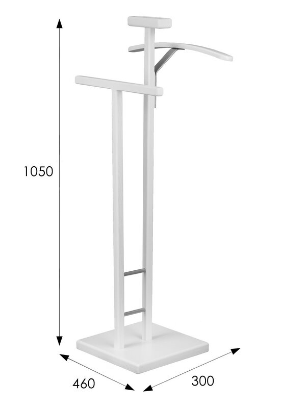 Вешалка костюмная галант 340, белый - фотография № 8