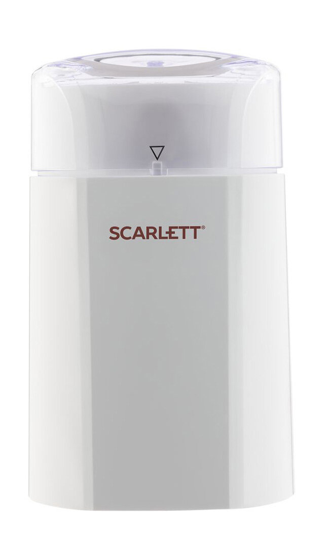 Кофемолка Scarlett SC-CG44506 160Вт сист.помол.:ротац.нож вместим.:65гр белый