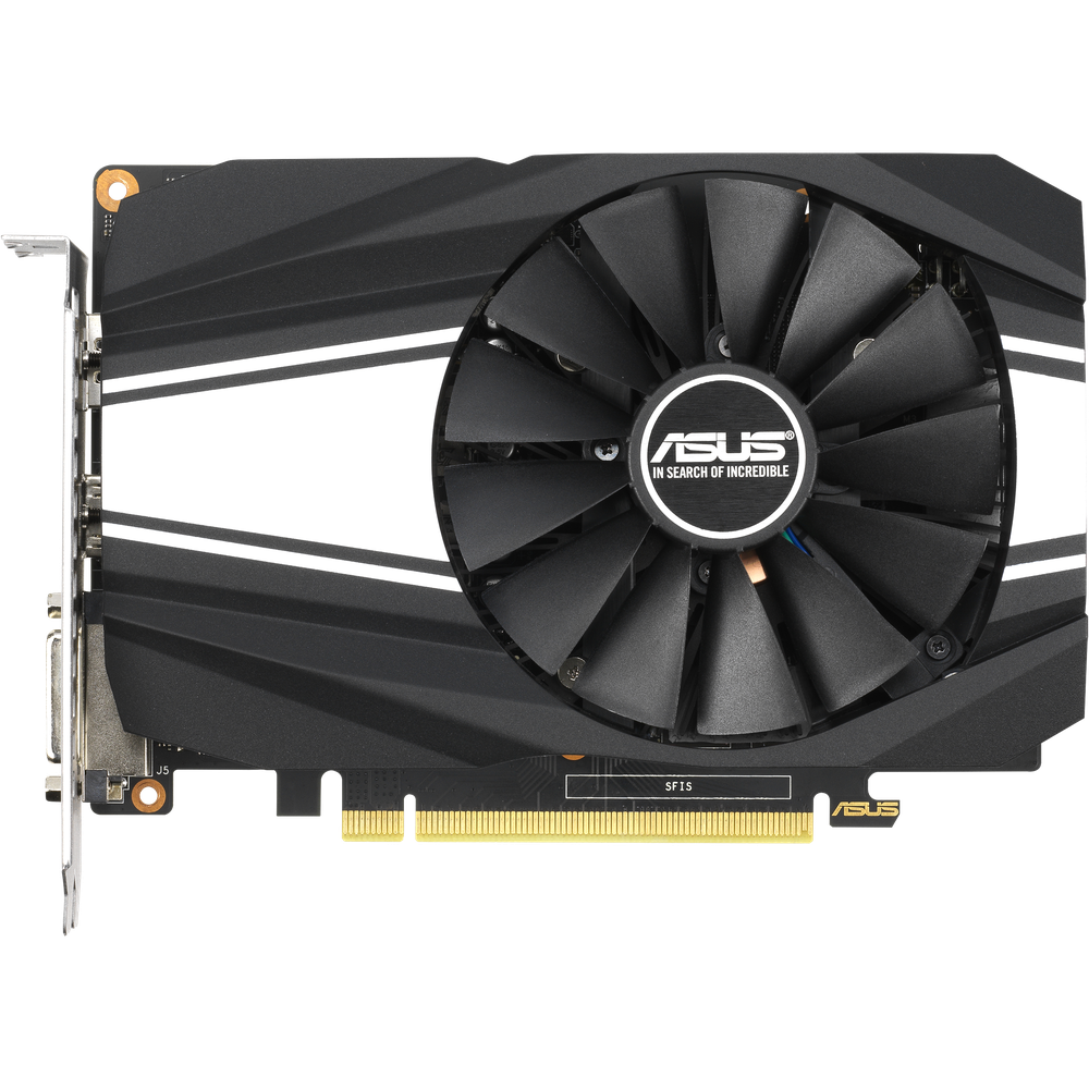 Видеокарта ASUS GeForce GTX 1650 Super 4096Mb, Phoenix OC 4G (PH-GTX1650S-O4G) DVI-D, DP, HDMI, Ret