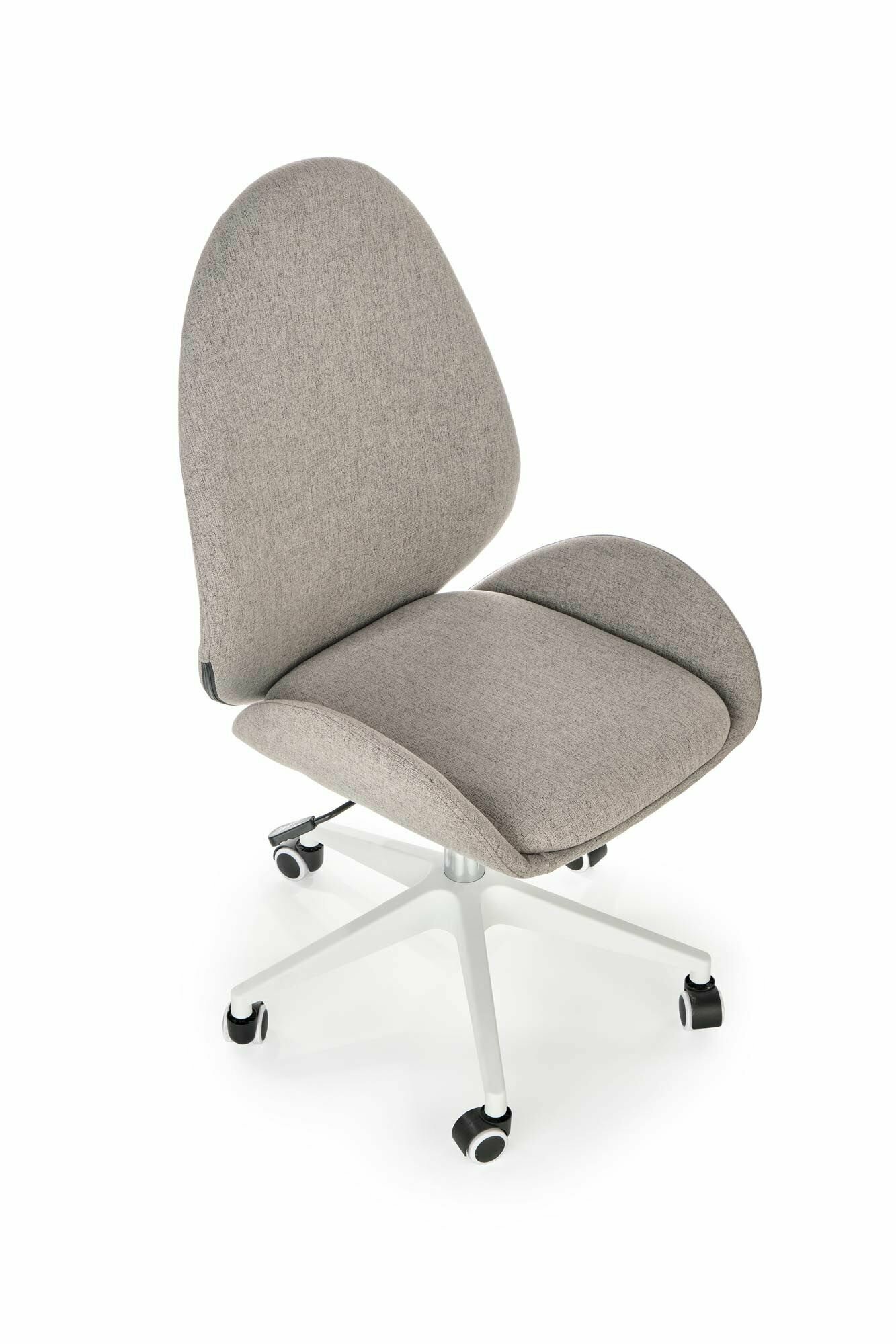 Кресло компьютерное Halmar FALCAO (серый/белый) - фотография № 2