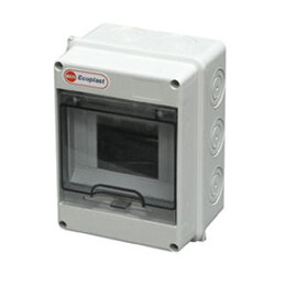 Ecoplast Шкаф открытой установки на 5-6 автоматов 160х120х90мм, IP65 46406