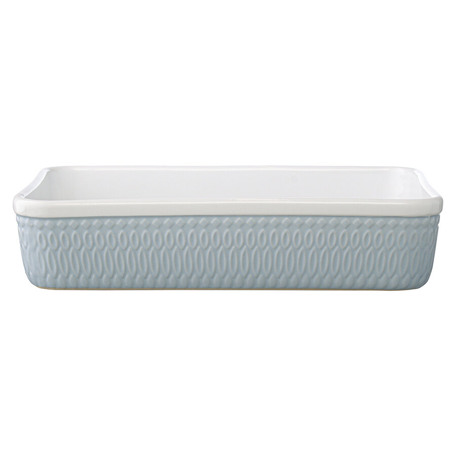 Блюдо для запекания Marshmallow, 28,5х21 см, голубое - фотография № 5