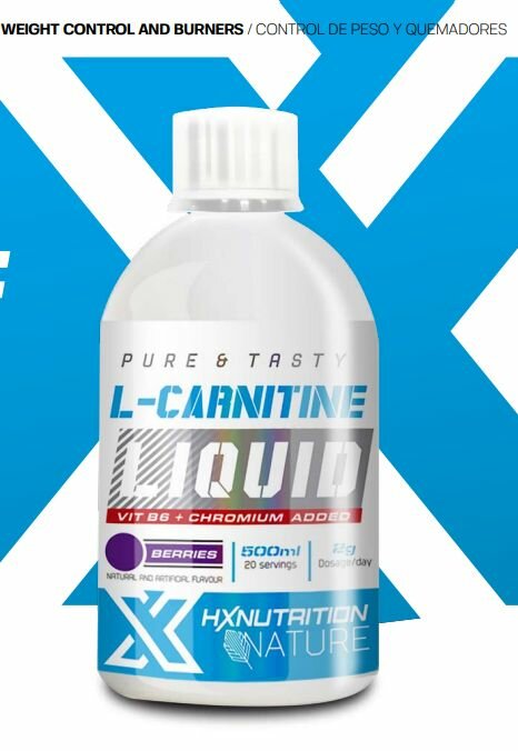 Л-карнитин Жидкий HX NUTRITION NATURE L-CARNITINE Liquid - 500 мл., Ягоды