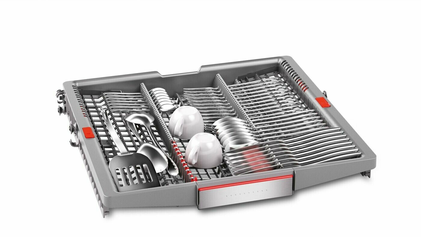 Посудомоечная машина Bosch, SMV88TD55R, серебристый - фотография № 3