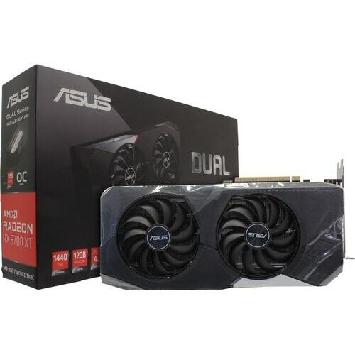 Видеокарта Asus DUAL DUAL-RX6700XT-O12G