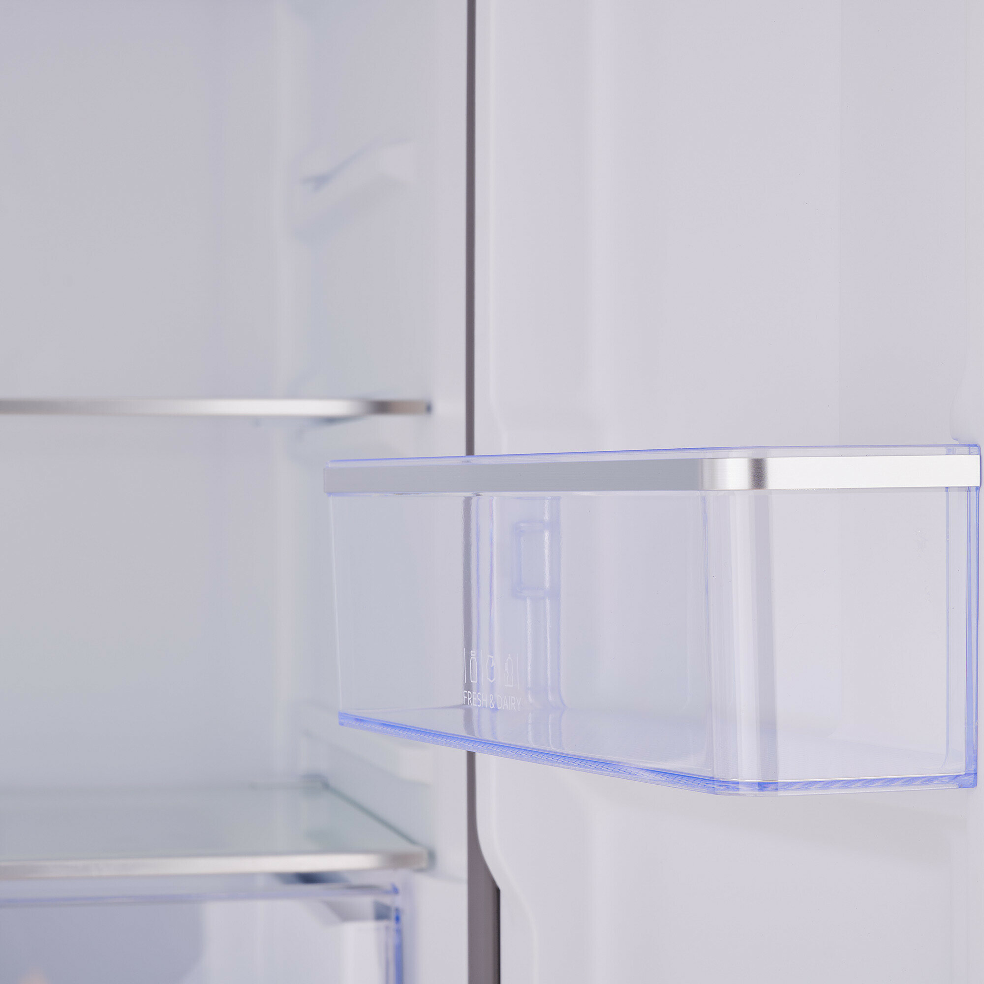 Холодильник Side by Side Tesler RCD-482I WHITE GLASS - фотография № 7