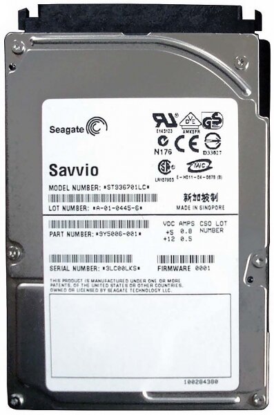   Seagate ST936701LC 36,7Gb 10000 SCSI 2,5" HDD