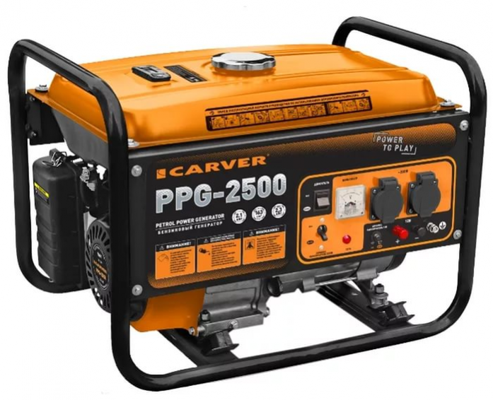 Бензиновый генератор Carver PPG-2500 (2300 Вт)