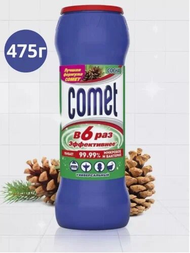 фото Comet универсальный порошок чистящее средство Сосна