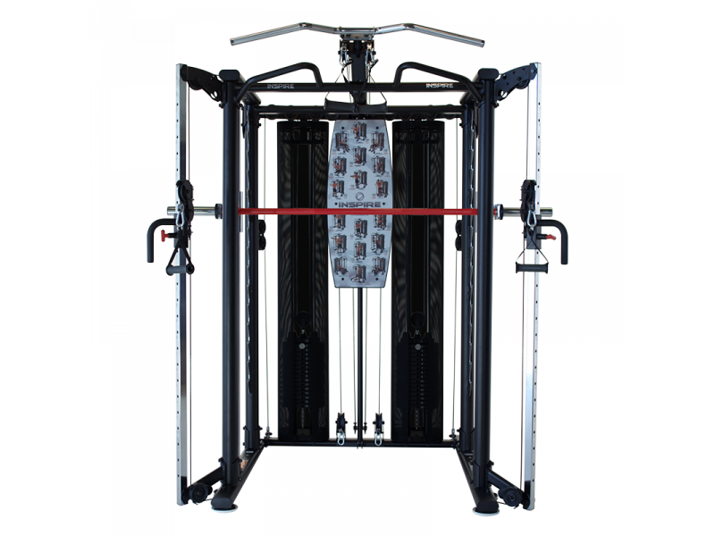 Многофункциональный силовой комплекс (смит, сил. рама, кроссовер, верхняя тяга) Inspire SCS
