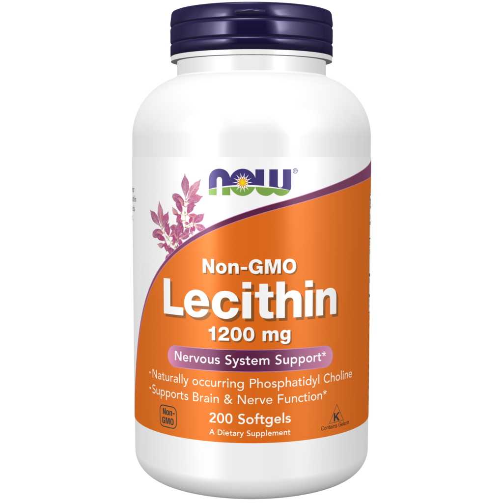 Now Lecithin Granules Лецитин 1200 мг капсулы массой 1830 мг, 200 шт