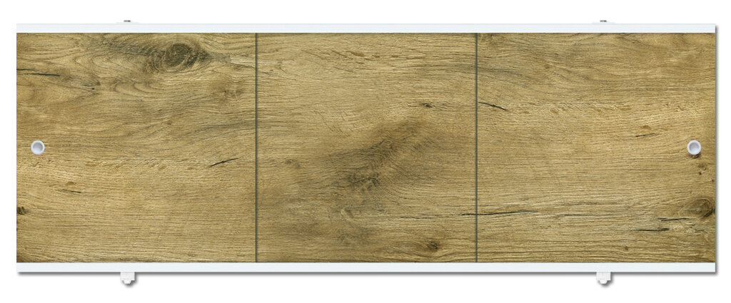 фото Экран «Premium Collection» Ботаника/Бук 1480х560х34 /3 дверки (рама - окрашенная алюминиевая, дверки