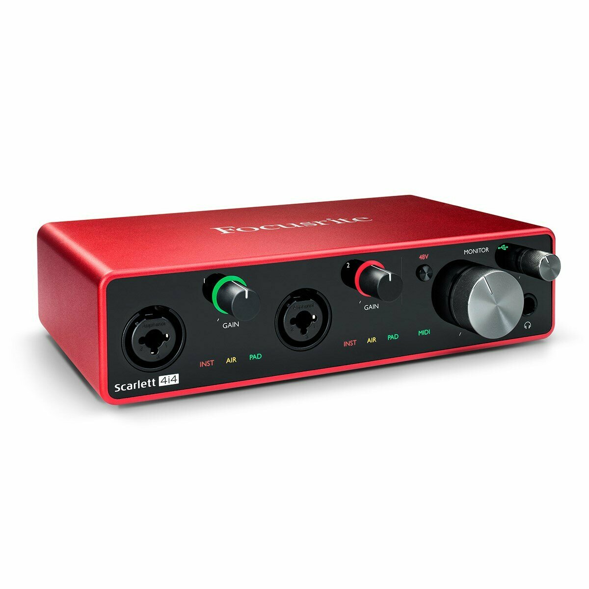 Аудиоинтерфейсы для профессиональной студии FOCUSRITE Scarlett 4i4 3rd Gen