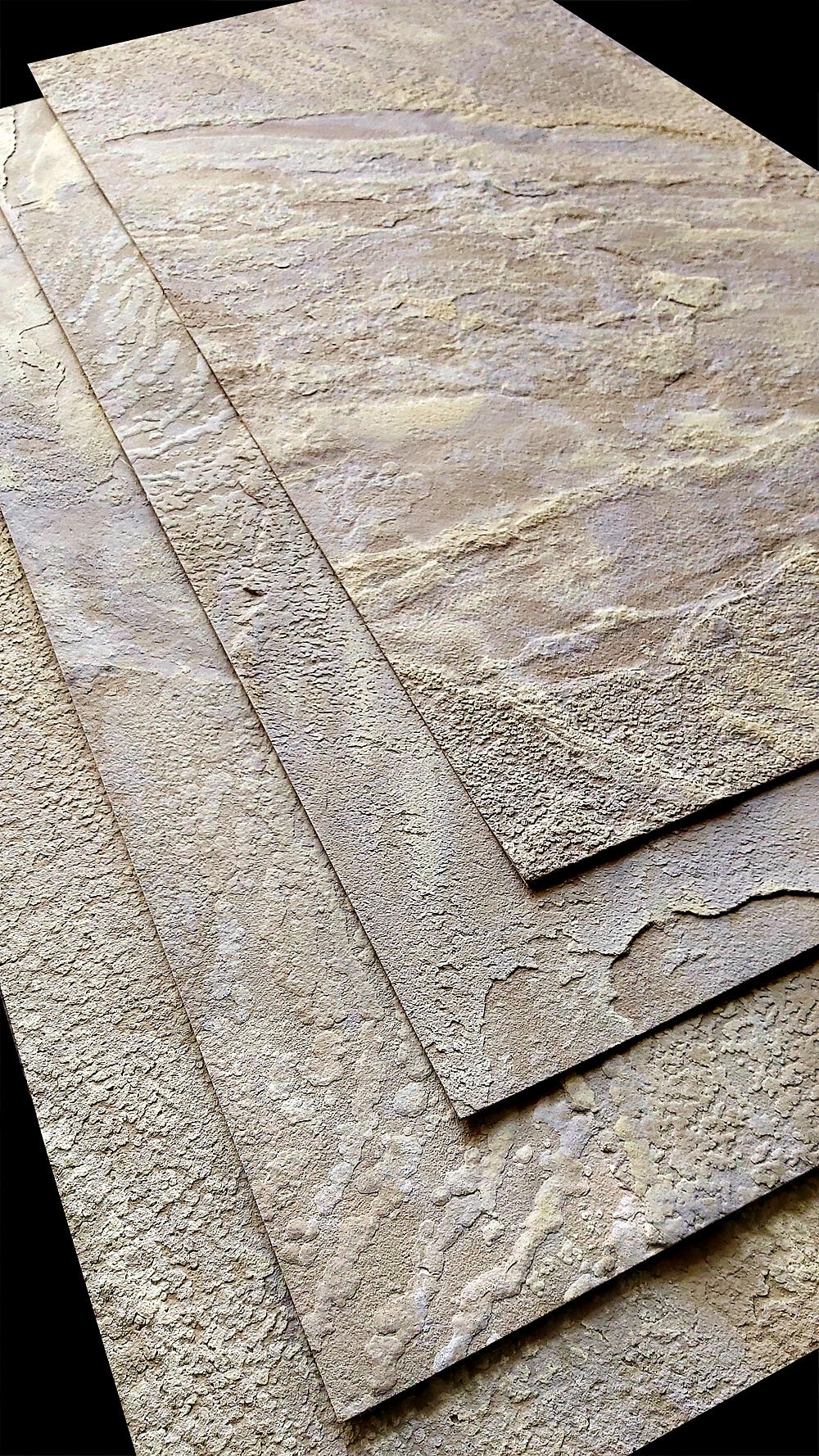 Гибкий каменный шпон ZIKAM – листовой песчаник акварель 1000х500х2,5мм для интерьерного дизайна и фасадной отделки стен - фотография № 7