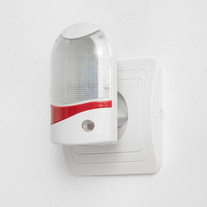 Настенные RISALUX Ночник с датчиком освещенности, 4_LED х 1 Вт, 9 см B (220В) пластик микс - фотография № 1
