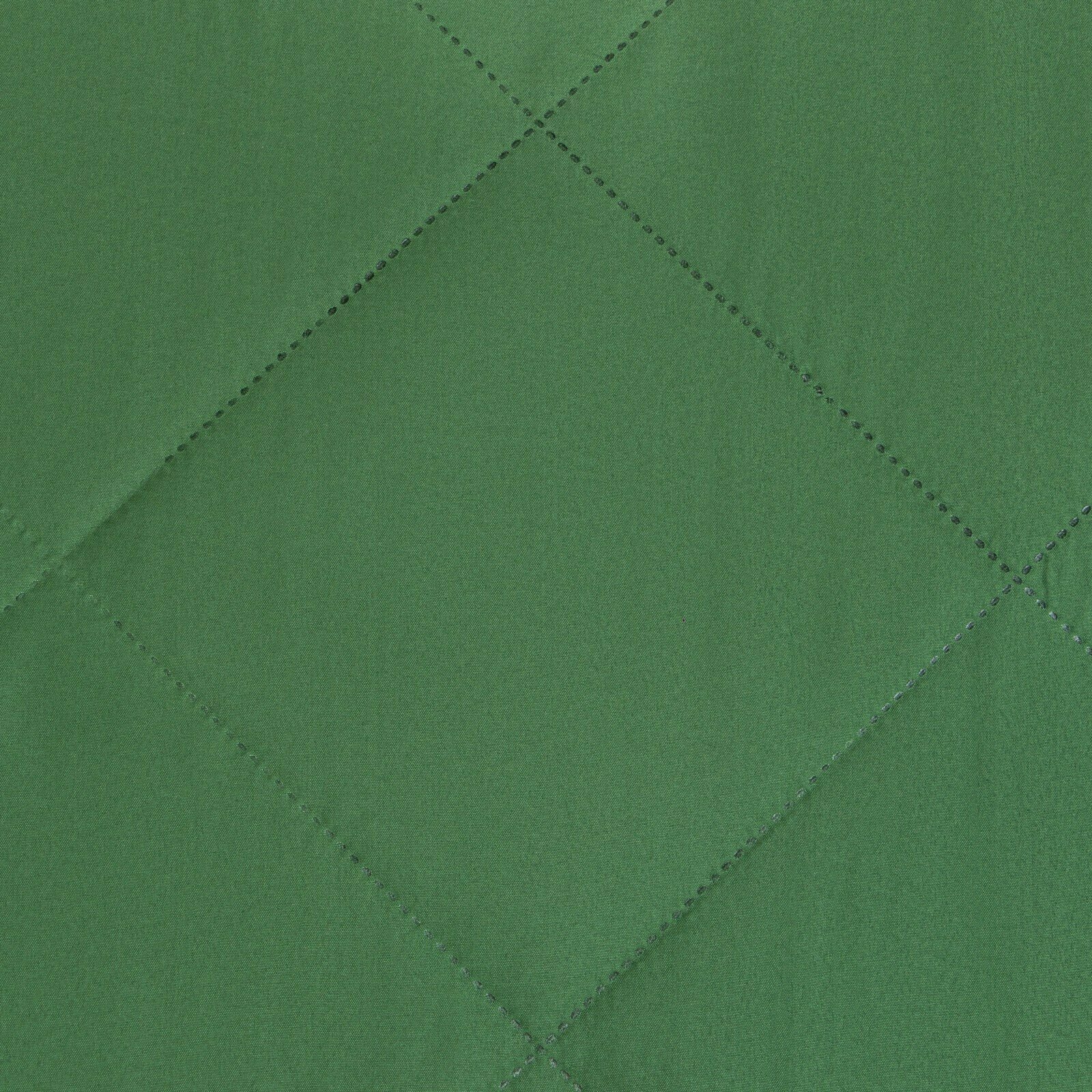 Покрывало LoveLife Покрывало - Евро размер от 200х220 200x210+-5 см, цвет зелёный, микрофайбер, 100% п/э - фотография № 2