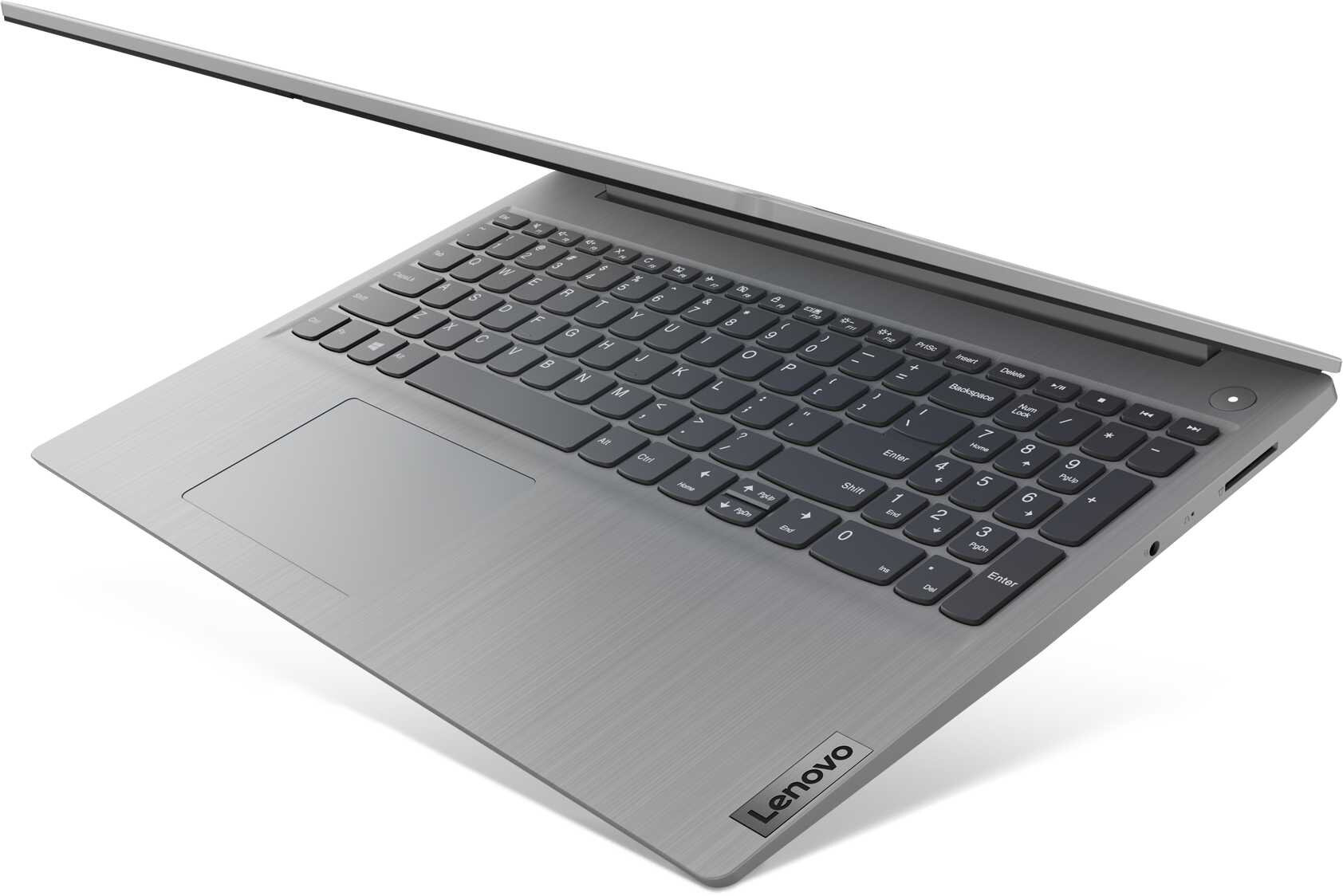 Ноутбук Lenovo IdeaPad 3 15IML05 Core i3 10110U 8Gb SSD256Gb Intel UHD Graphics 15.6" IPS FHD (1920x1080) Windows 10 grey WiFi BT Cam