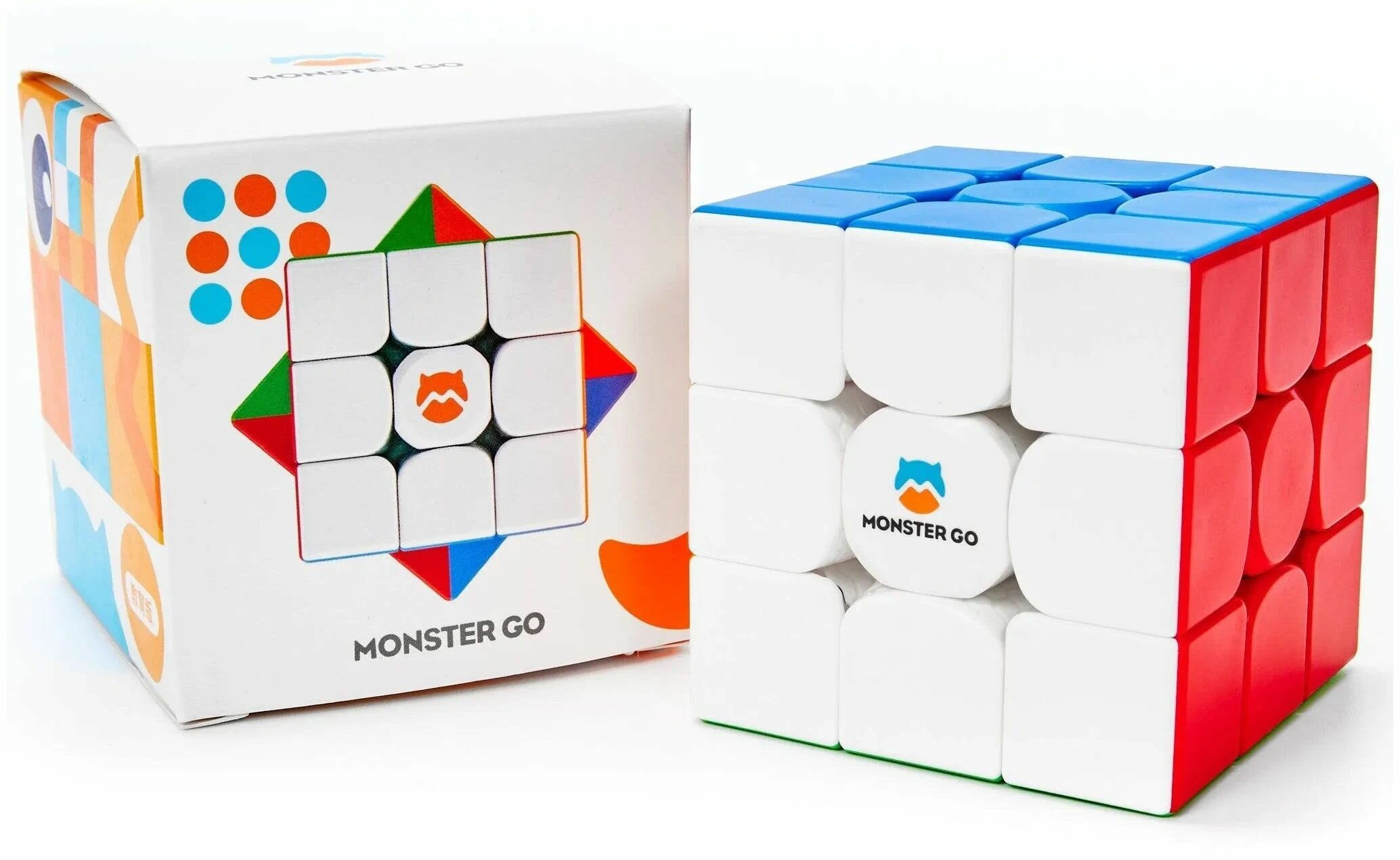 Головоломка кубик GAN Monster Go EDU 3x3 Magnetic