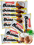 Протеиновый батончик Bombbar Protein Bar 9 x 60 г, Кокос - изображение