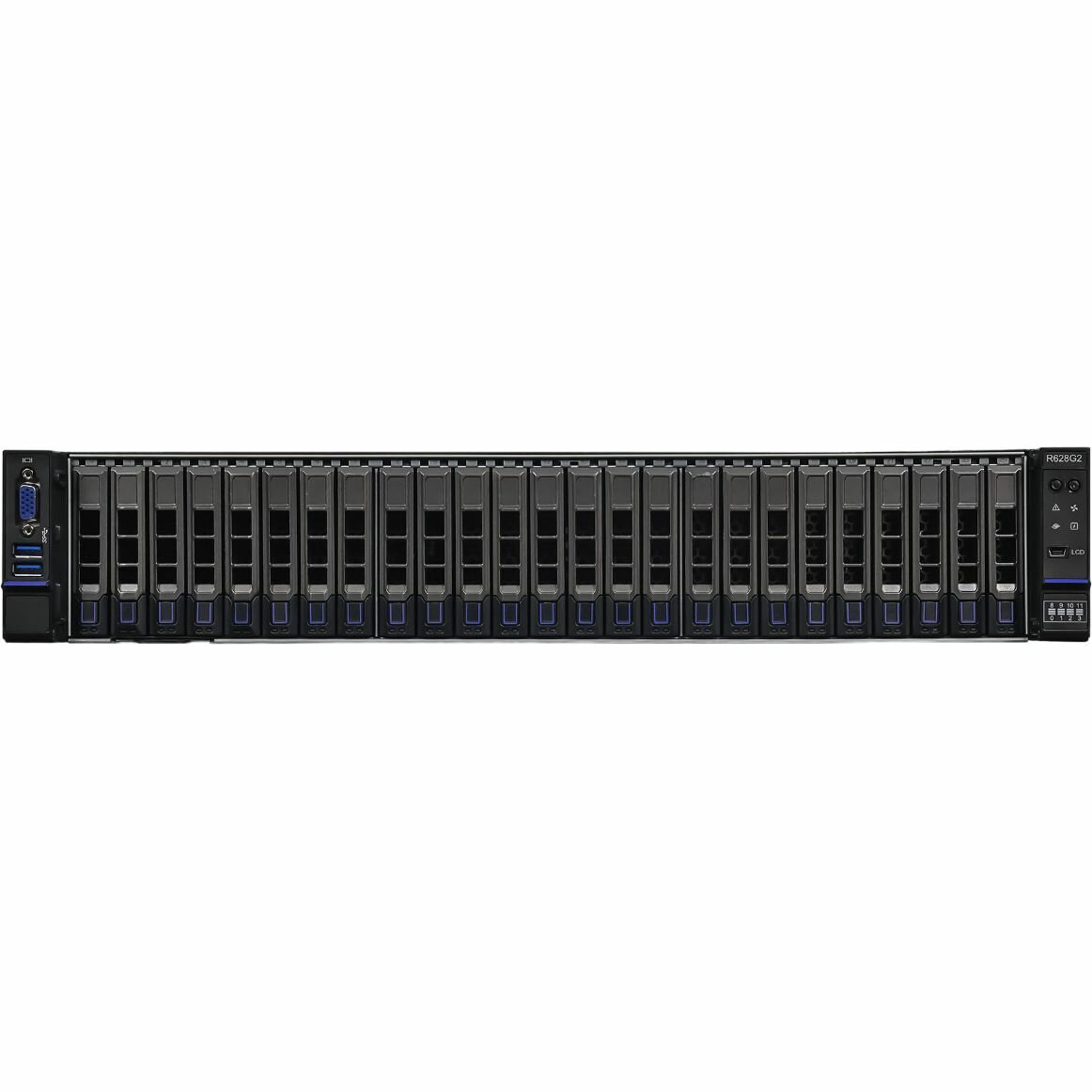 Серверная платформа HIPER Server R3 - Advanced (R3-T223225-13) - 2U/C621A/2x LGA4189 (Socket-P4)/Xeon SP поколения 3/270Вт TDP/32x DIMM/25x