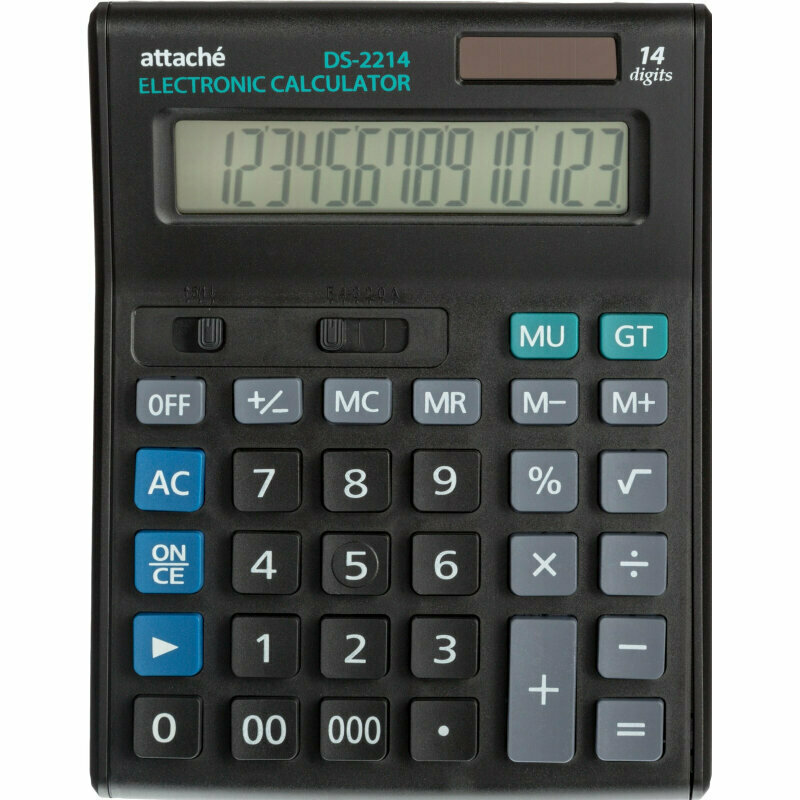 Калькулятор бухгалтерский Attache Economy DS-2214