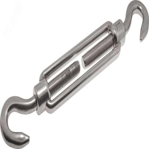 фото Талреп DIN 1480 М8 крюк-крюк оцинкованный DIN1480-М8-HH Крепдил