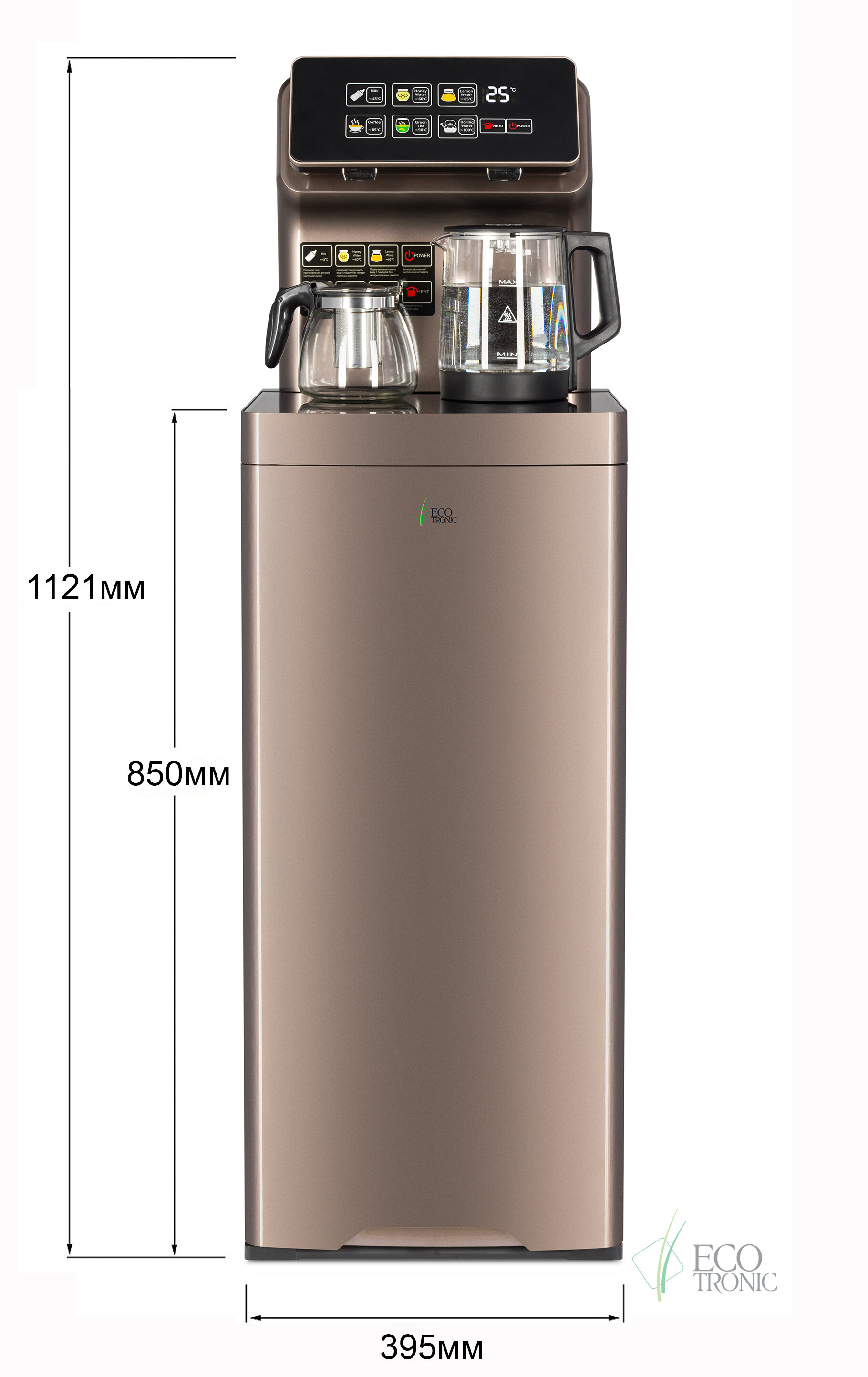 Кулер с чайным столиком Тиабар Ecotronic TB15-LNR