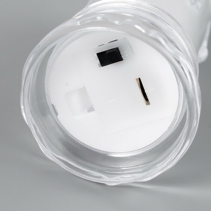 Настольные RISALUX Ночник " Свеча" LED от батареек белый 4,5х4,5х11 см - фотография № 5