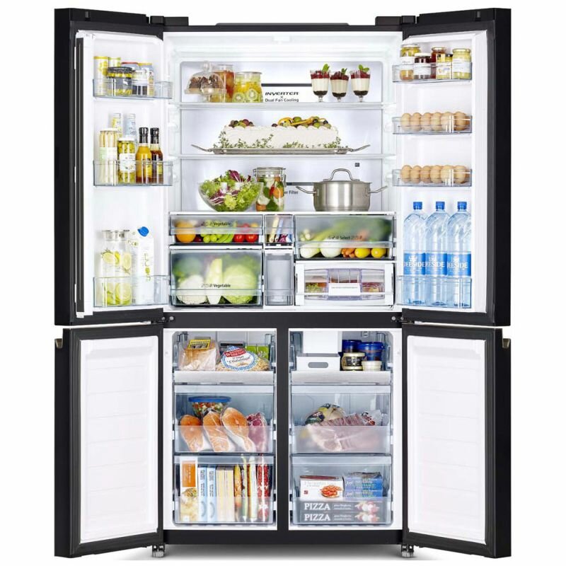 Холодильник Side by Side Hitachi R-WB 642 VU0 GBK - фотография № 8