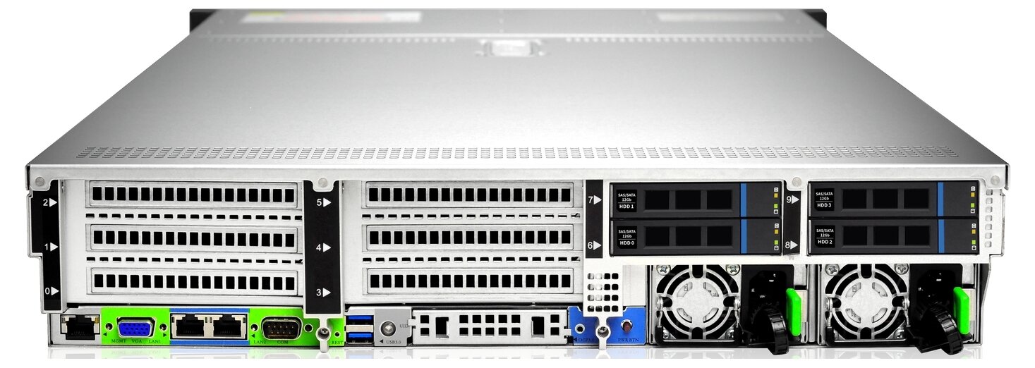 Серверная платформа Gooxi SL201-D12R-G3 0210020411/2U/2x4189/ 32xDDR4-3200 RDIMM/LRDIMM/ 12x25"35"M2