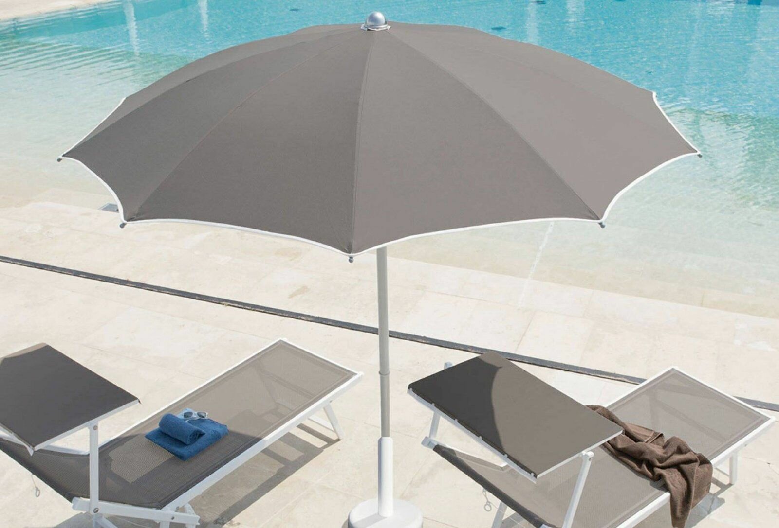 Зонт пляжный профессиональный ReeHouse Cezanne Тортора - фотография № 10