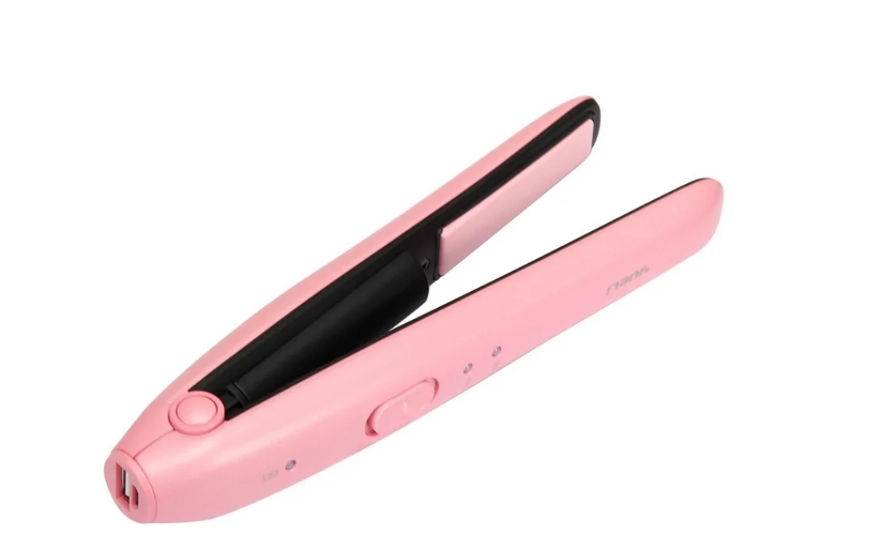 Выпрямитель Xiaomi Yueli Hair Straightener, розовый - фотография № 1