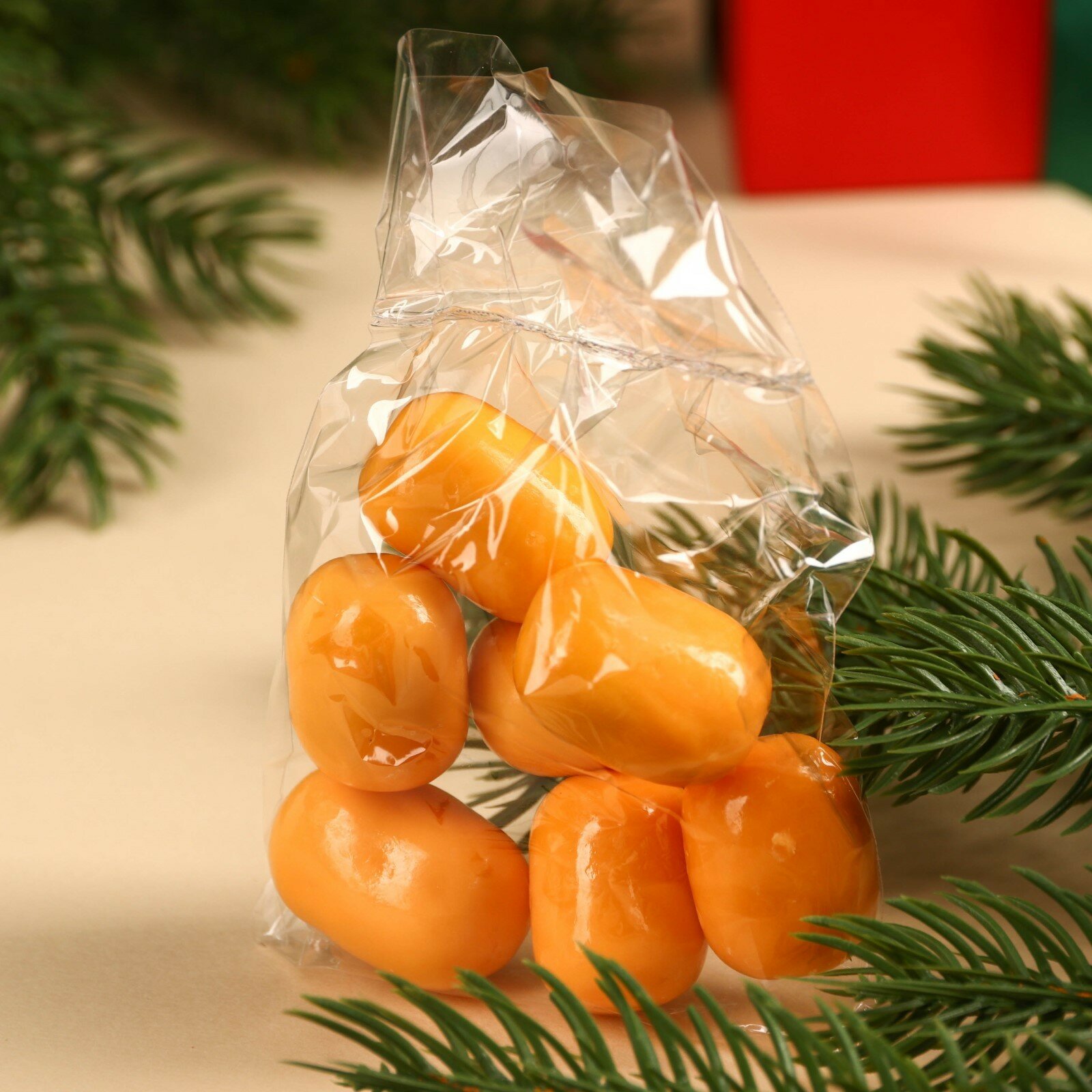 Маршмеллоу в шоколаде «Подарочек для тебя», вкус: апельсин, 50 г. - фотография № 3