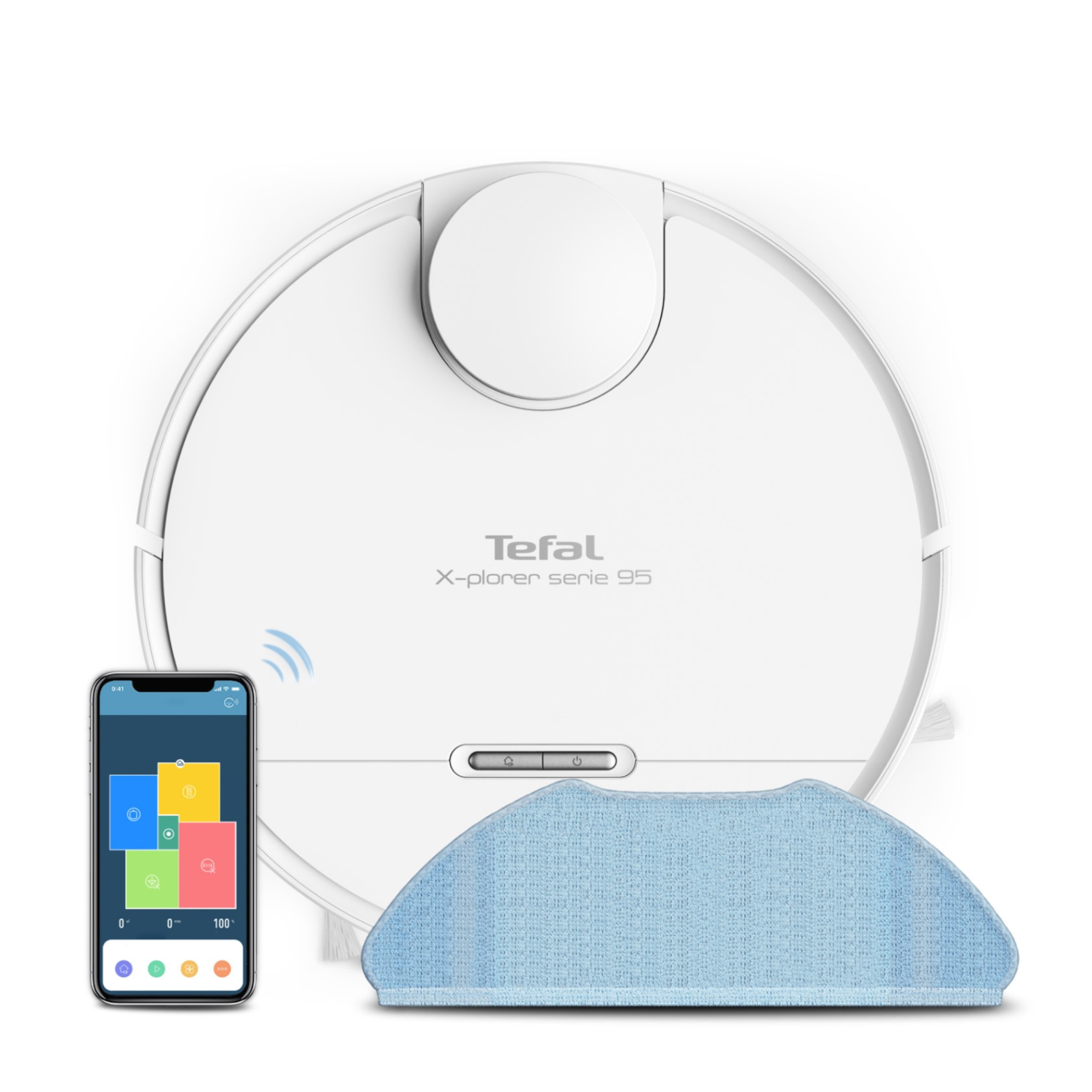 TEFAL Робот-пылесос Tefal X-plorer Serie 95 Animal Care RG7987WH