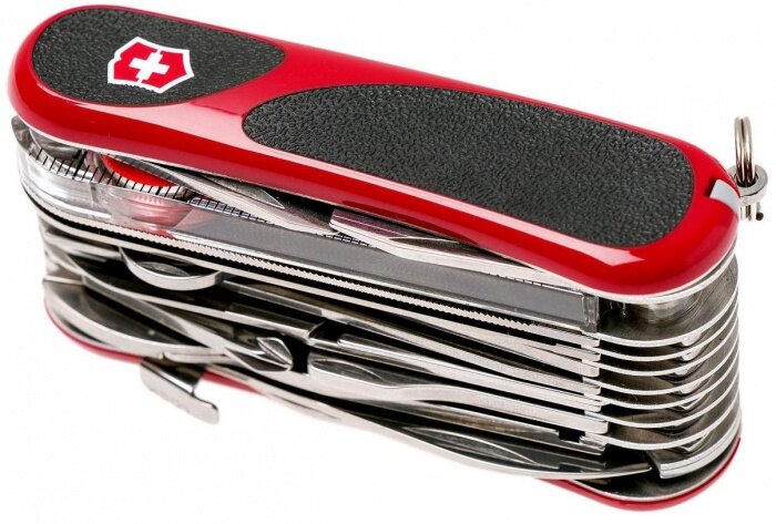 Нож перочинный Victorinox EvoGrip S54 (2.5393.SC) 85мм 31функций красный/черный карт.коробка - фото №6