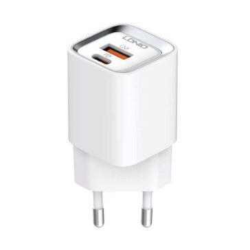 Сетевое зарядное устройство LDNIO A2317C, 30W PD, QC3.0 Fast Charger (white)