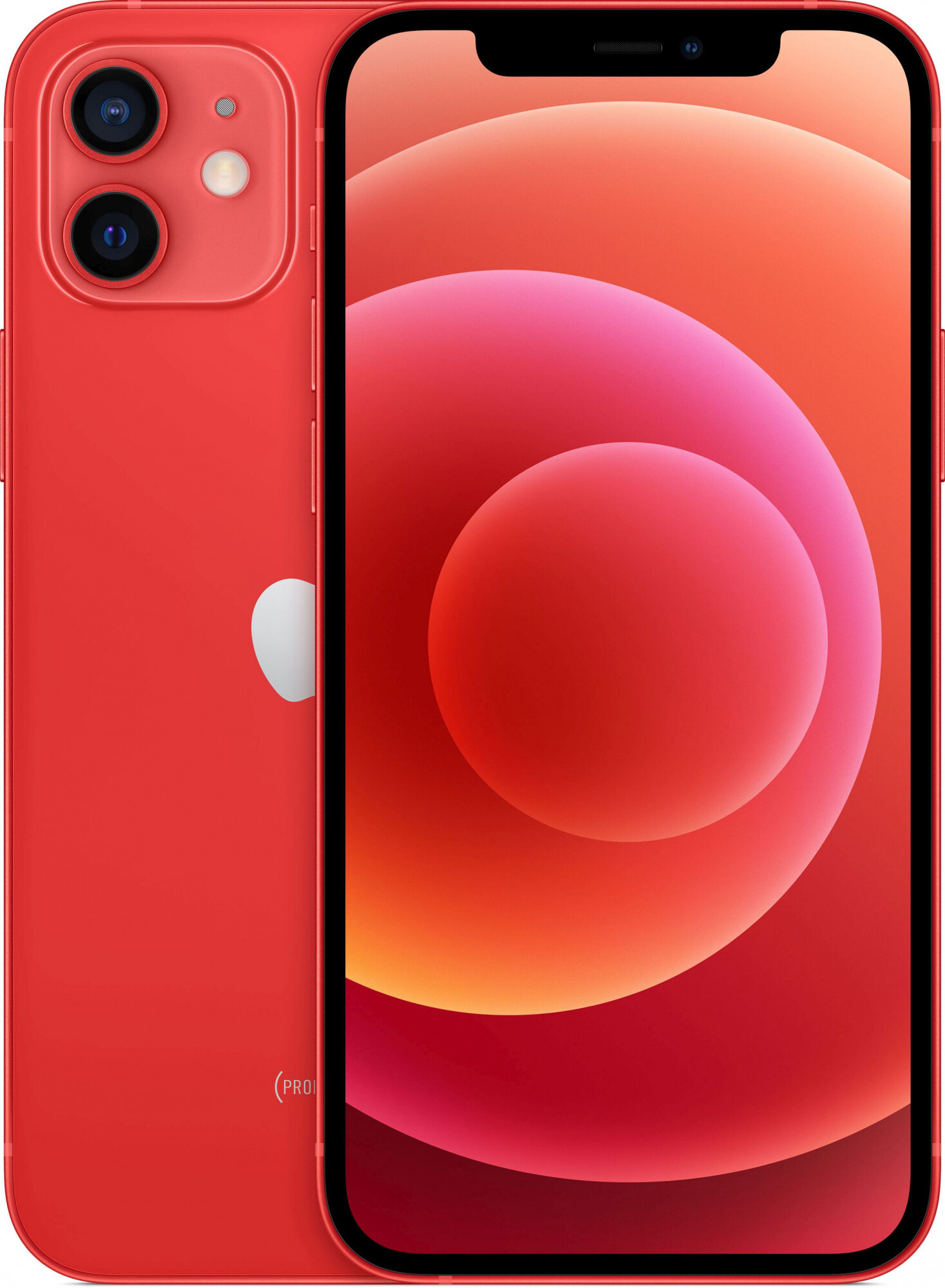 Смартфон Apple A2403 iPhone 12 64Gb 4Gb (PRODUCT)RED моноблок 3G 4G 2Sim 6.1" 1170x2532 iPhone iOS 15 12Mpix 802.11 a/b/g/n/ac/ax NFC GPS GSM900/1800 GSM1900 TouchSc Ptotect