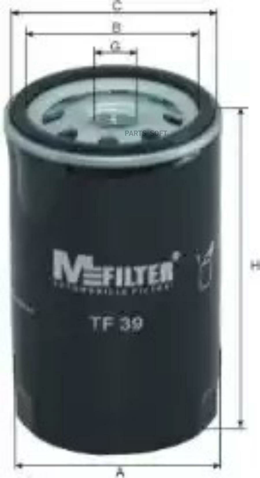 M-FILTER TF39 Фильтр масляный