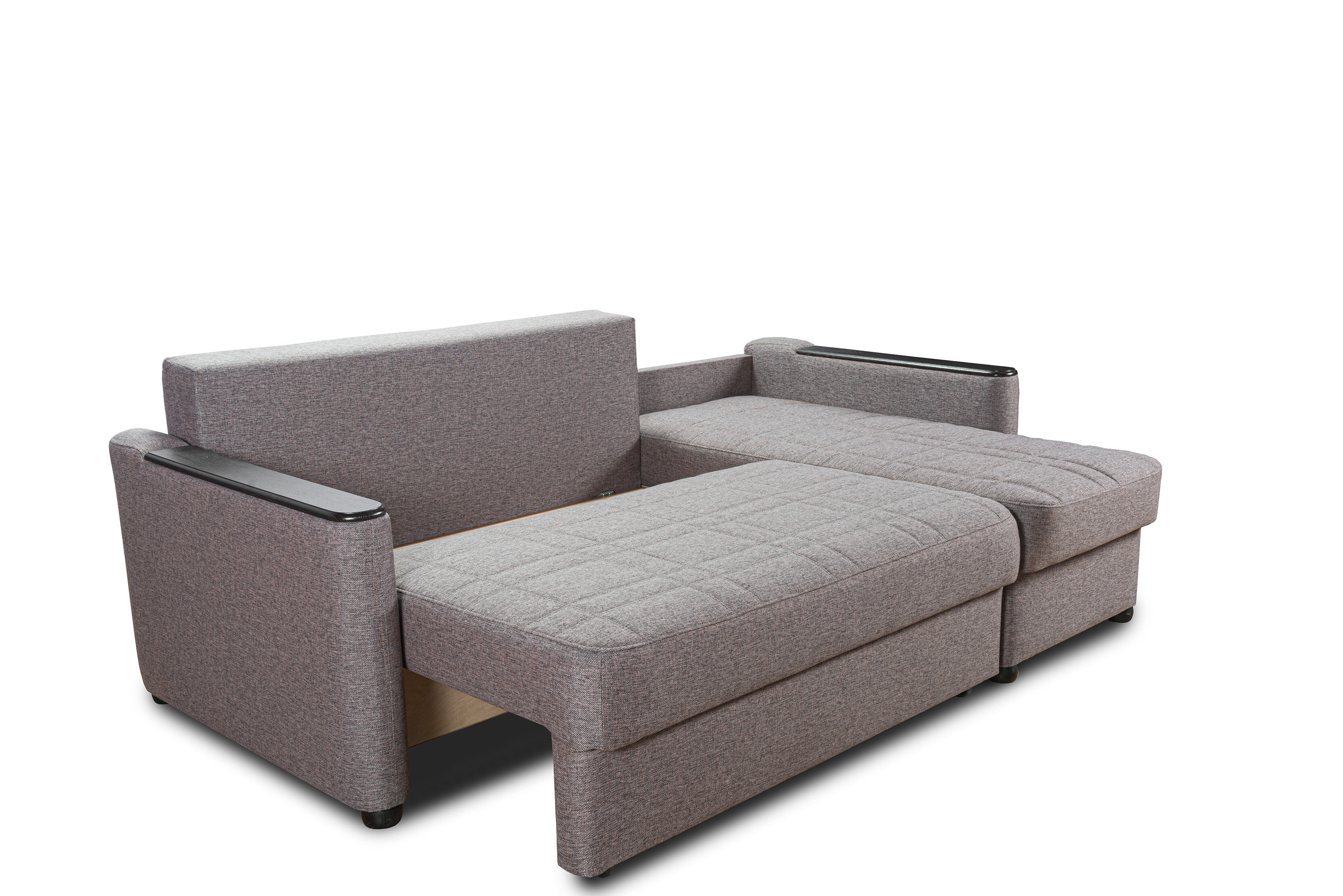 Угловой диван-кровать Sofa Collection Угол Кронос-2 Венге, Коричневый - фотография № 3