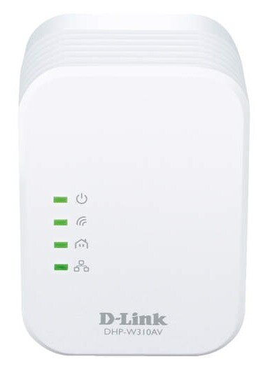 Сетевой адаптер HomePlug AV/WiFi D-Link DHP-W310AV Ethernet