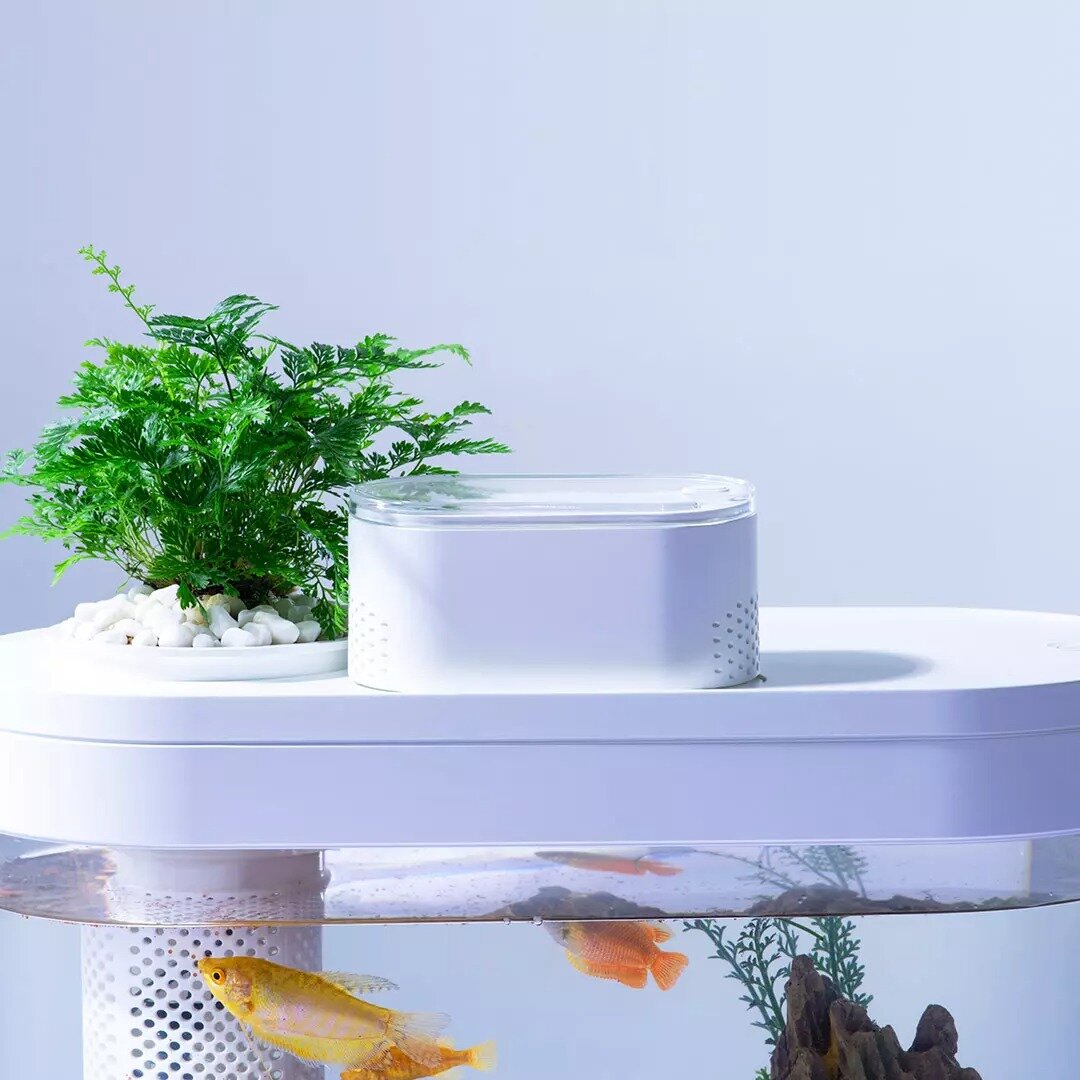 Умный Аквариум Geometry AI Smart Modular Fish Tank Pro С180 (HF-JHYG07) версия с автокормушкой - фотография № 7