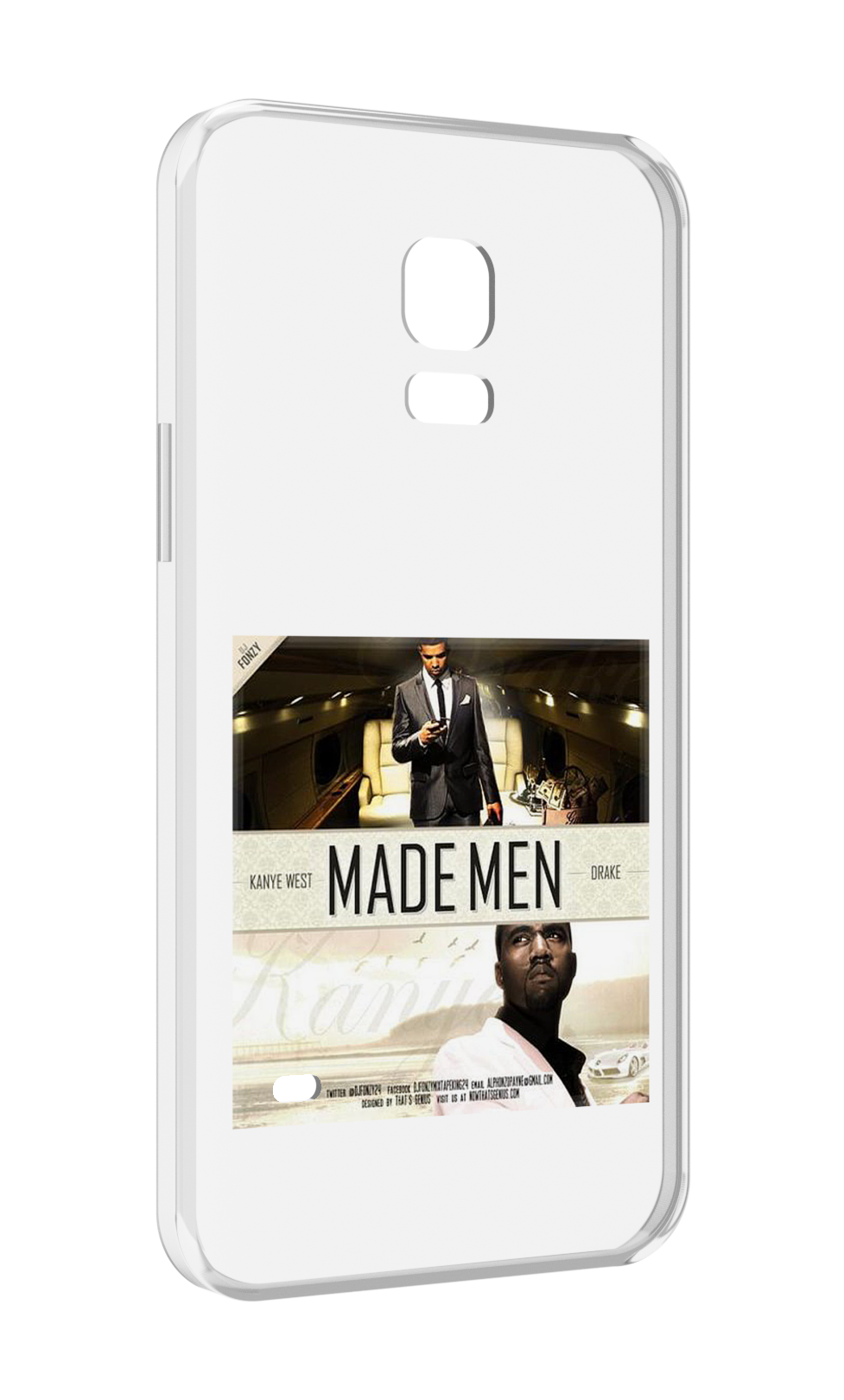 Чехол MyPads Kanye West & Drake - Made Men для Samsung Galaxy S5 mini задняя-панель-накладка-бампер