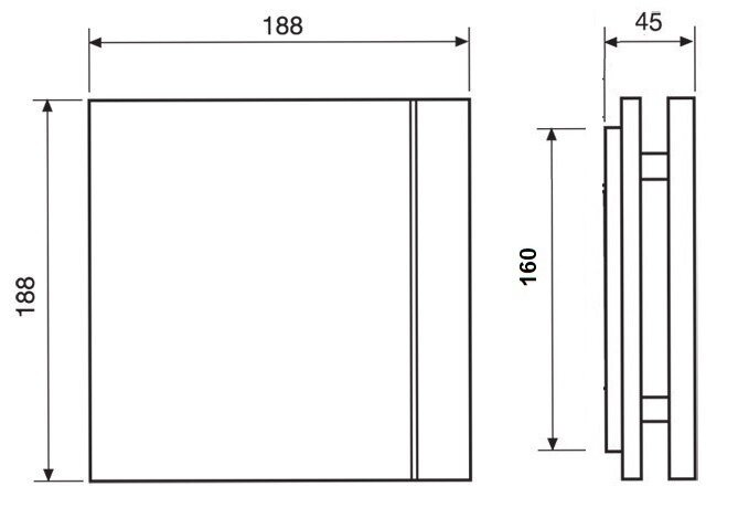 Решетка S&P Design 190х190мм - фотография № 3