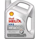 Shell Масло Моторное Синтетика 5l 5w-30 Shell Helix Hx8 Ect Sn, C3, Vw 504.00507.00 Mb 229.31229.51 - изображение