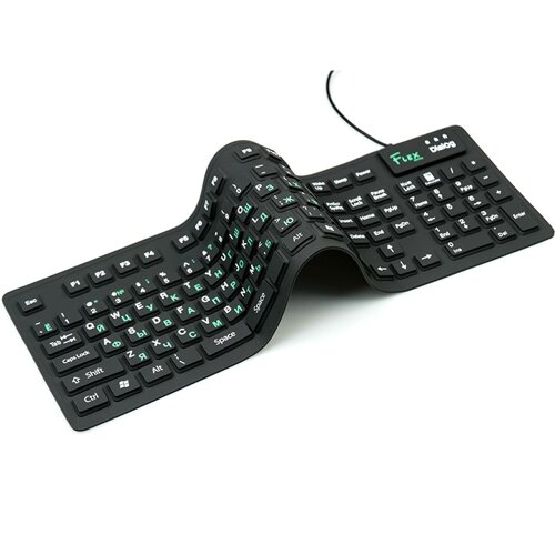 Клавиатура Dialog Flex KFX-05U 109кл. гибкая чёрная