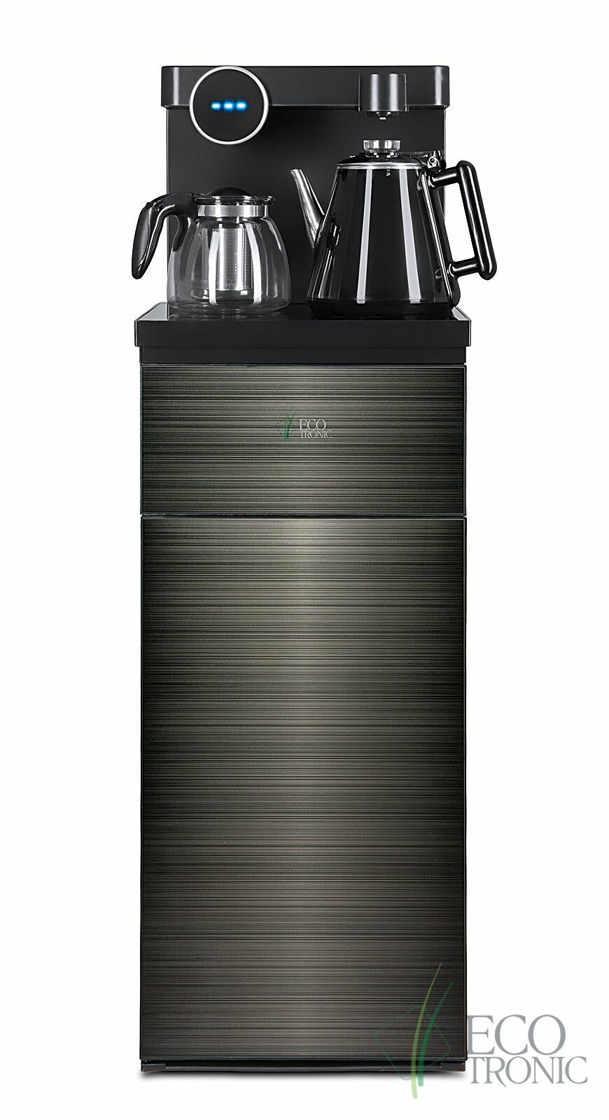 Кулер для воды с чайным столиком Тиабар Ecotronic TB12-LNR black