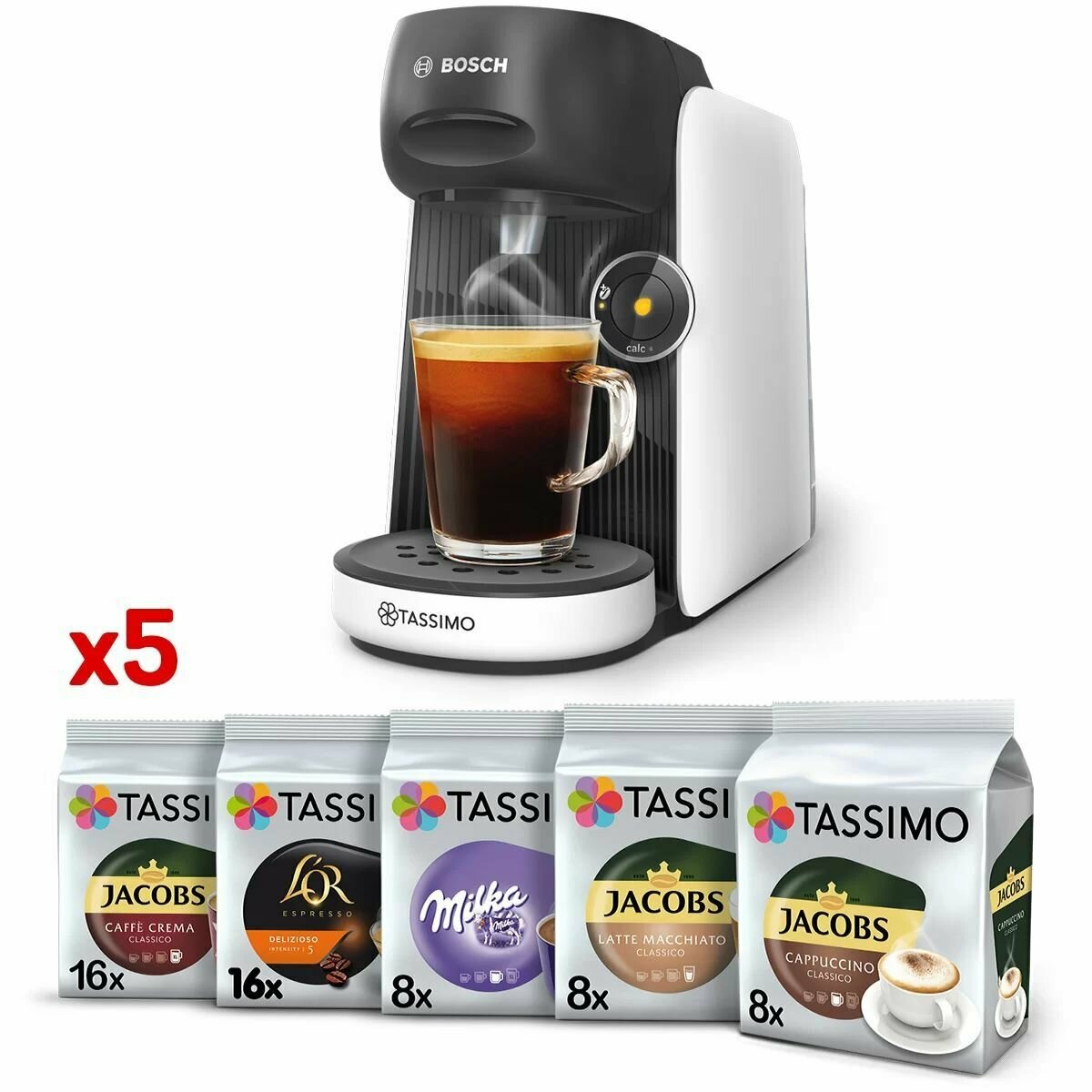 Кофемашина TASSIMO BOSCH FINESSE - фотография № 1